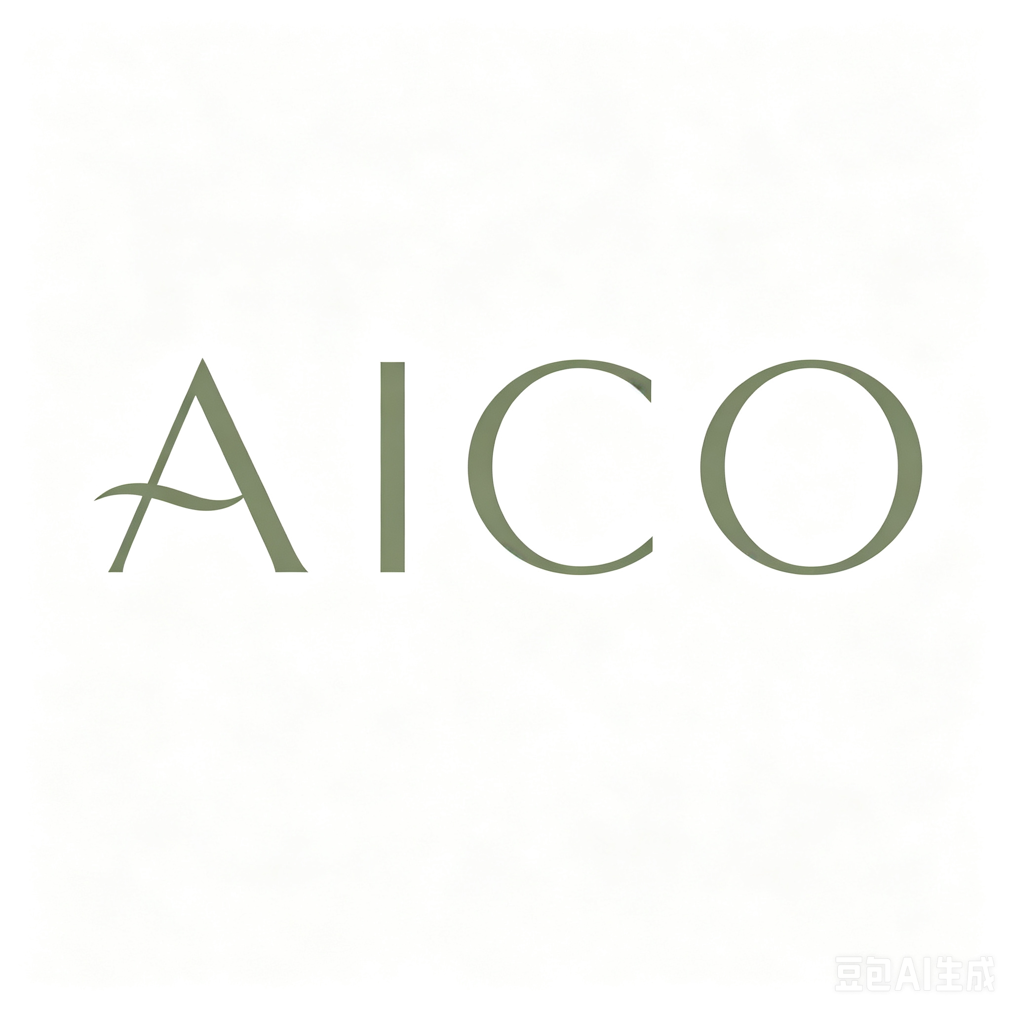 AICO wordmark on a clean white background used across the AICO Yoga international manufacturer website.