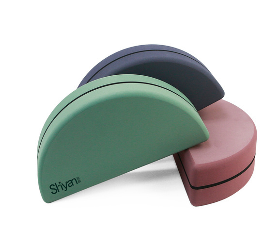 Half Yoga Block product image for AICO Yoga OEM and private label yoga manufacturing programs.