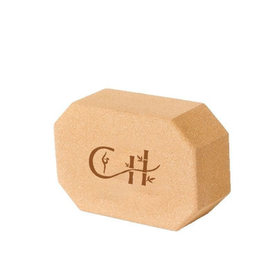Octagonal Cork Yoga Block product image for AICO Yoga OEM and private label yoga manufacturing programs.