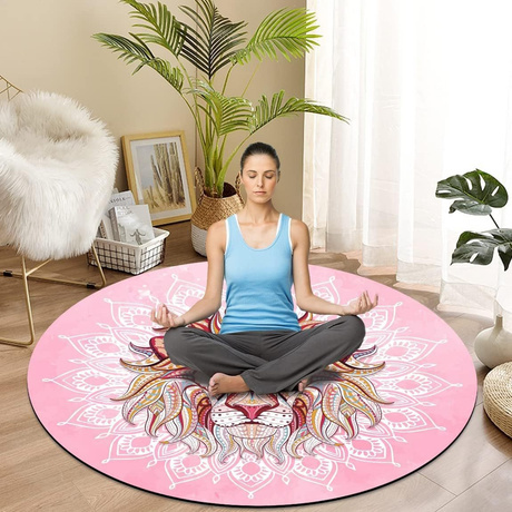 Natural Rubber Meditation Cushion product image for AICO Yoga OEM and private label yoga manufacturing programs.