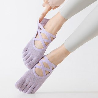 Pilates Socks product image for AICO Yoga OEM and private label Pilates manufacturing programs.